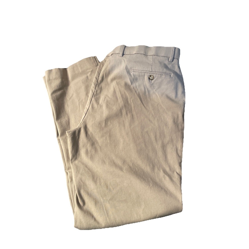 Tommy Hilfiger Modern Fit Stretch Dress Pants Men 40X32 Tan
